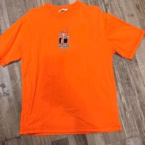 Zara Bright Orange Men's Tee with Graphic